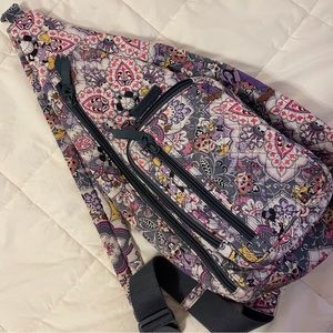 Vera Bradley Mickey and friends Disney print sling bag